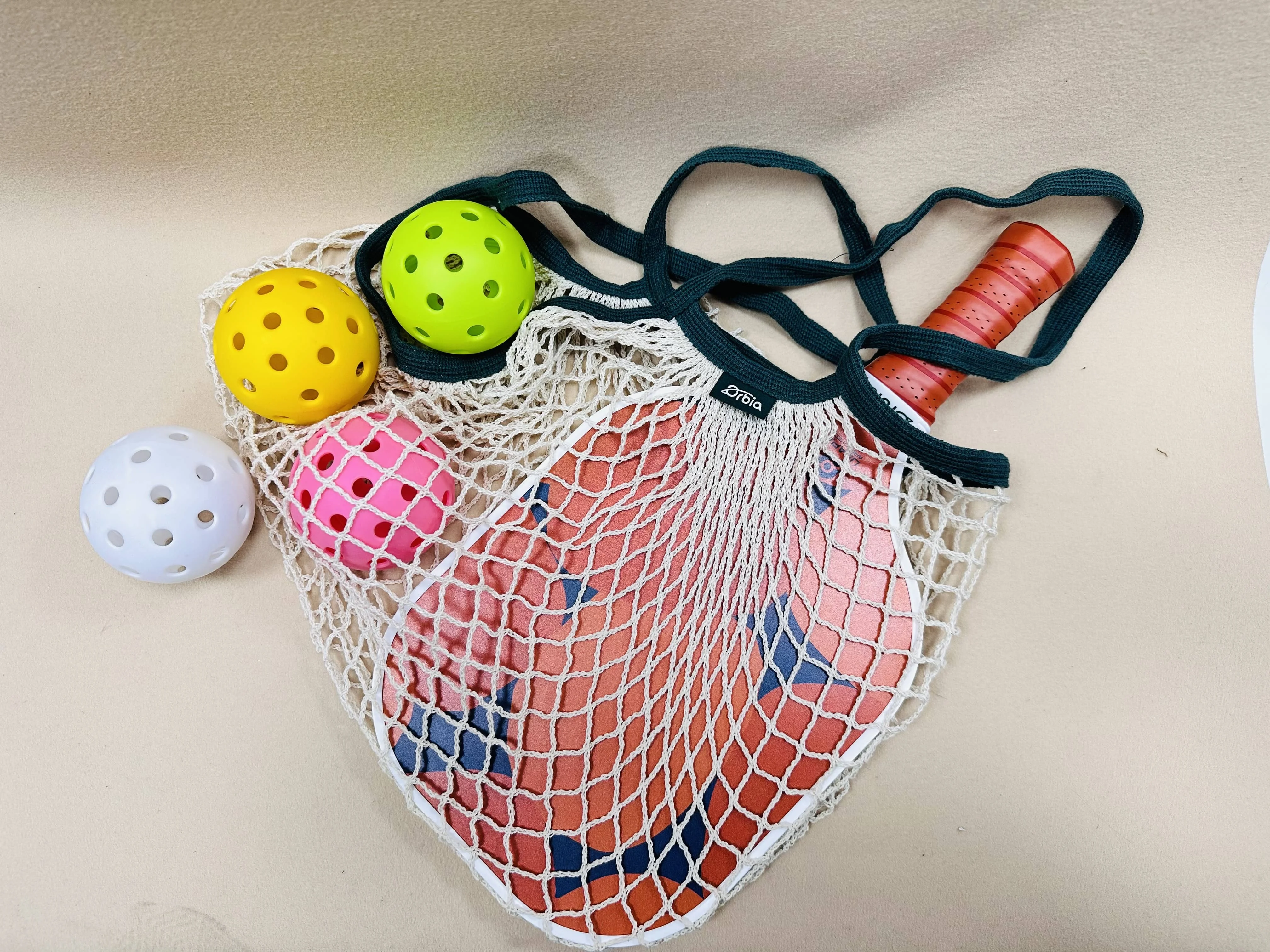 Pickleball Ball Bag Carry Bag Cotton Net