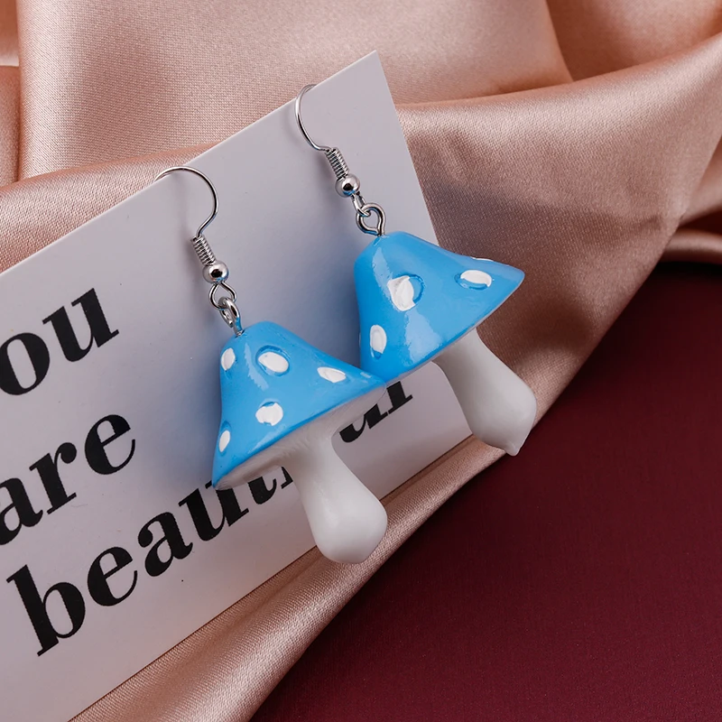 1 paar Kreative Niedlichen Gummibärchen Ohrringe für Frauen Candy Farben Tier Ente Blume Wolken Anhänger Baumeln Ohrringe für Mädchen geschenk – Detail 18