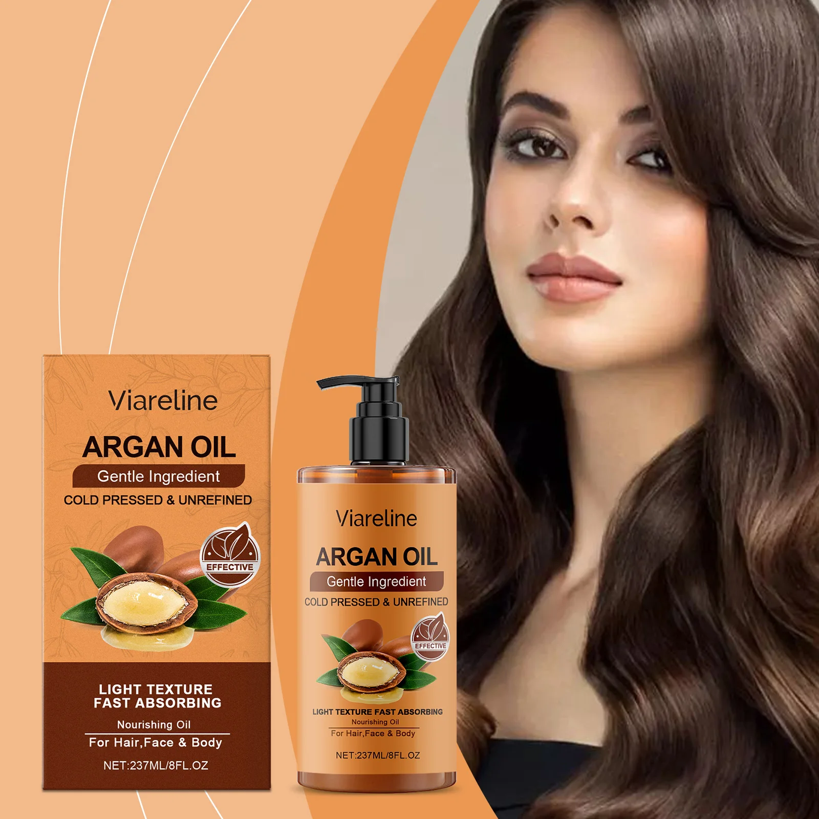 Daily Hair Care Argan Oil - Multi-Functional, Moisturizing & Hydrating, Nourishes Shiny Hair Essential Oil