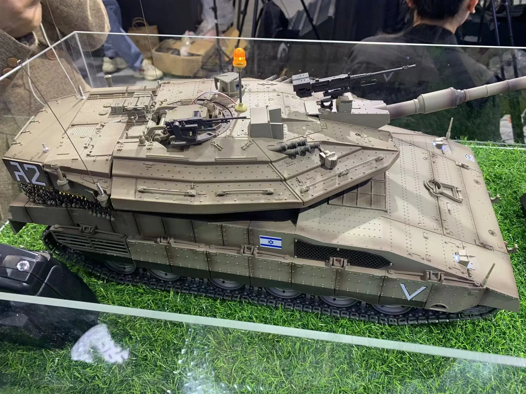 TOUCAN RC HOBBY 1/16 RC Battle Tank Heng Long IDF Merkava MK IV 3958 Full Metal Chasis FPV (HL 70 3958 1M 360 SS FPV TOUCAN RC HOBBY 1/16 RC Battle Tank Heng Long IDF Merkava MK IV 3958 Full Metal Chasis FPV (HL 70 3958 1M 360 SS FPV