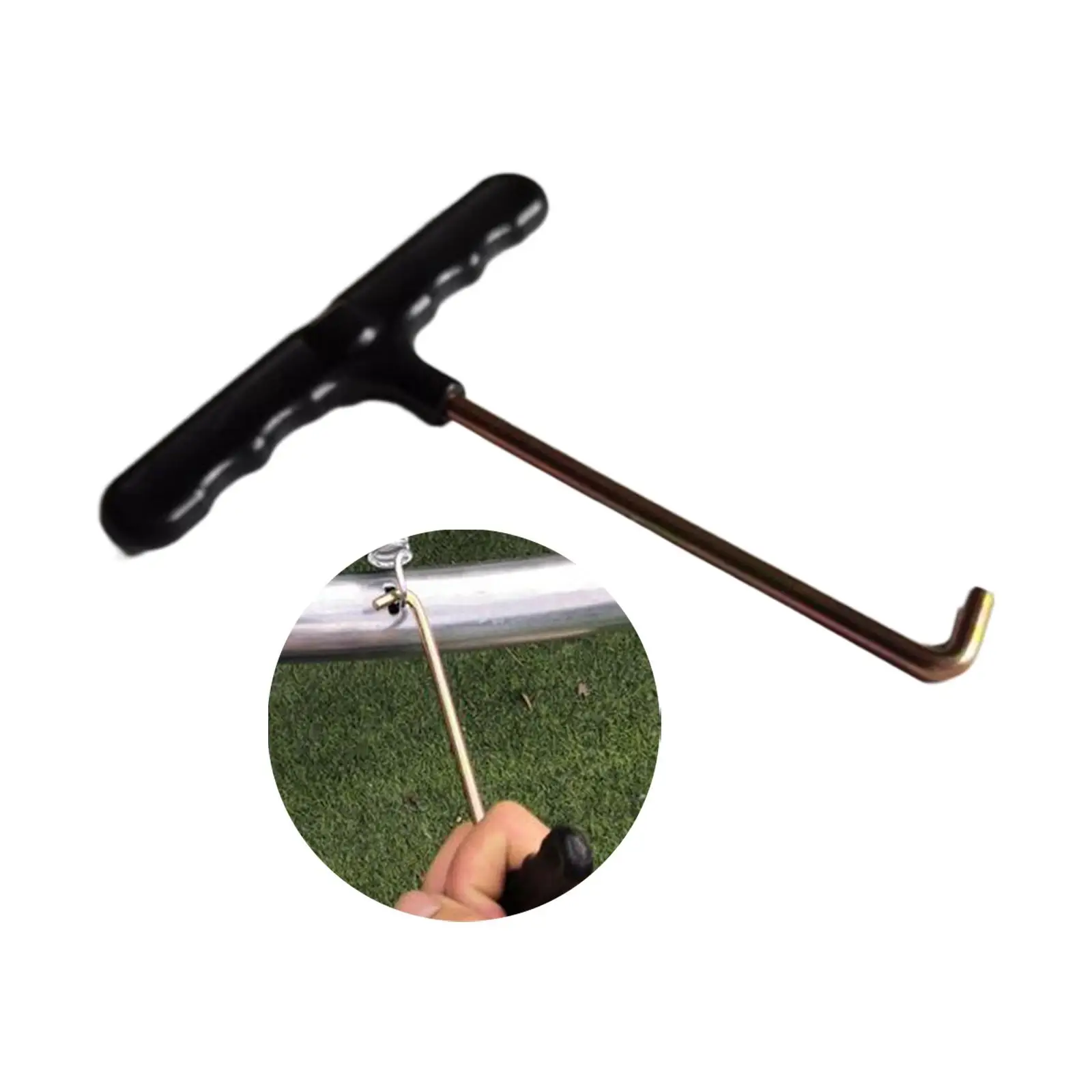 Trampoline Puller Adjustment Tool Accessories Assembly Install Tool Durable Trampoline Spring Pulling Tool Trampoline Hook Tool