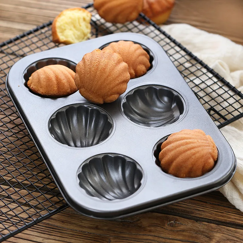 Bakeware Madeleine Baking Tray 6/12 Slots Madeleine Mold Food