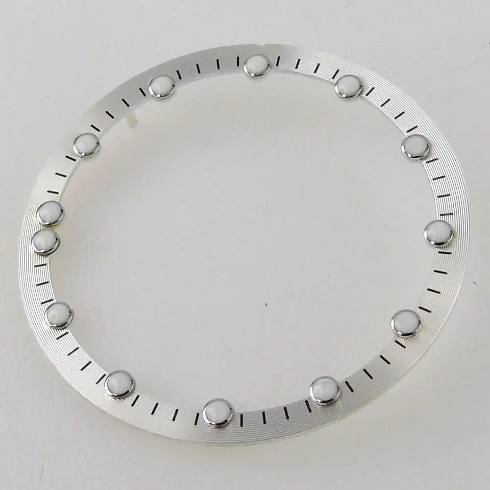 Skeleton Movement Hollow Watch Dial Circle Plate, 28.5mm