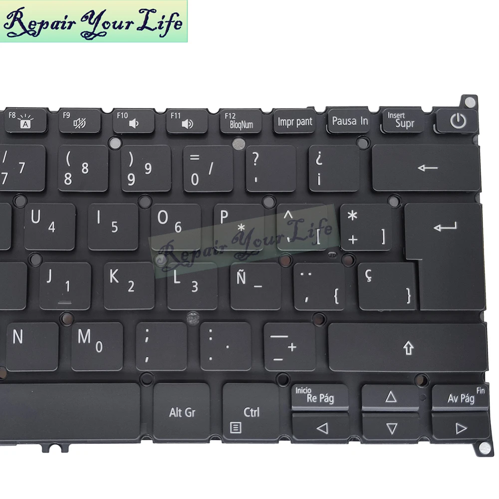Teclado retroiluminado para Acer Swift 3, espanhol