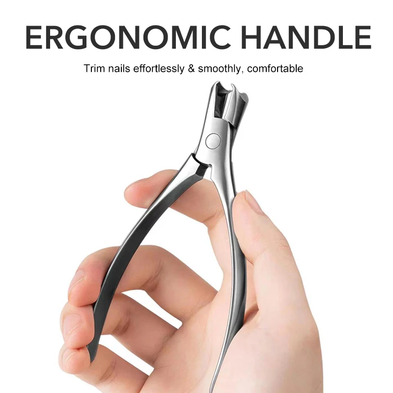 Feet Toenail Clippers Professional Thick Ingrown Toe Nail Clippers Seniors Pedicure Toenail Cutters 1Pcs