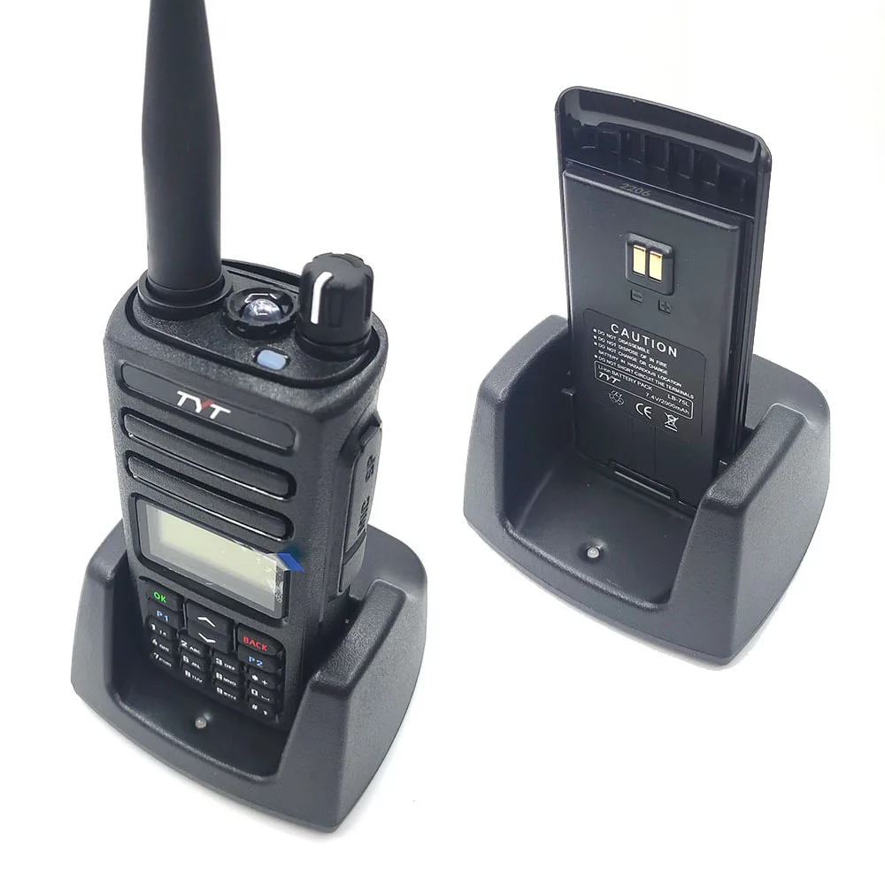 Фото Оригинальное зарядное устройство TYT MD-750 для DM750 DMR цифровой радиоприемник зарядное устройство №2