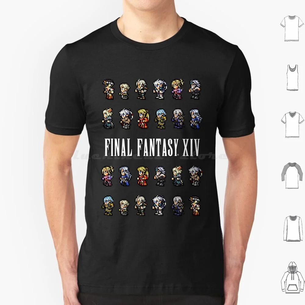 Final Fantasy Sniv 14-Sprites Pixel Sprite T Shirt Uomo Donna Bambini 6Xl Pixel Pixelart Pixel Art Sprite Sprites Final Fantasy