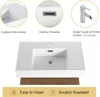 30" Bathroom Vanity with Sink, 30 Inch Floating Vanity, Single Sink Bathroom Vanity Combo, Modern Bathroom Vanity 4