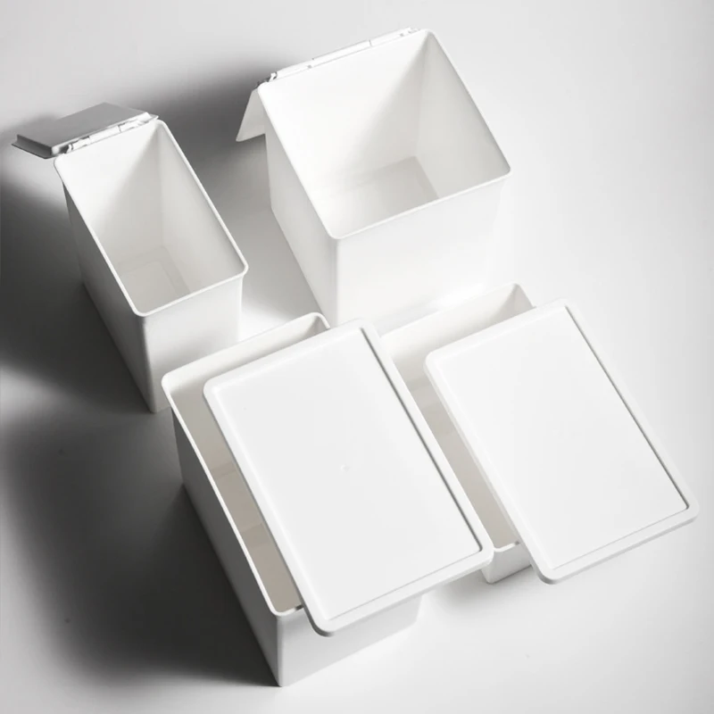 

Japanese Plastic Dustproof Storage Box Drawer Closet Storage Container for Sundries Home Office Small Object Storage Organizer