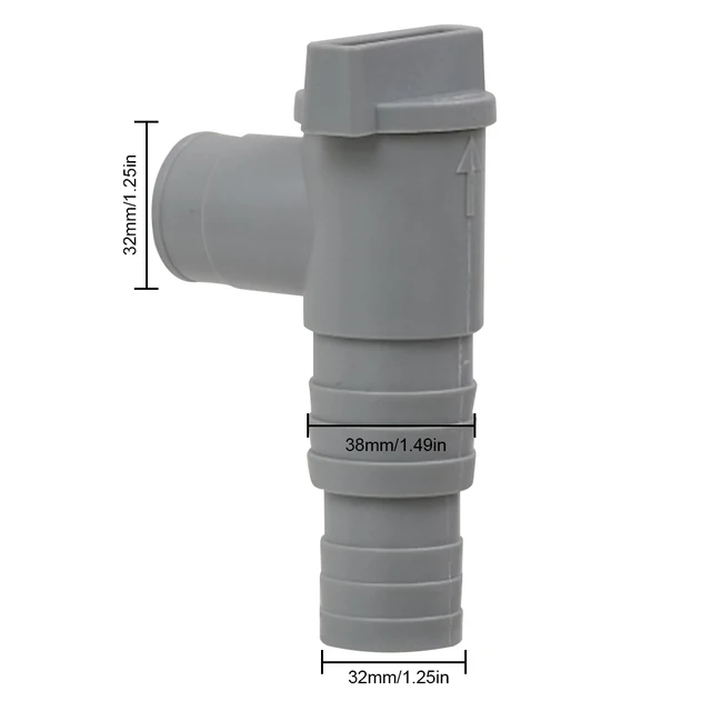 Pvc Medence Szűrő Szivattyú Adapter Tartós 32 Mm -Es Be-/Kikapcsoló Szelep Lezárt Csere Kültéri Berendezések Alkatrészekhez - Image 6