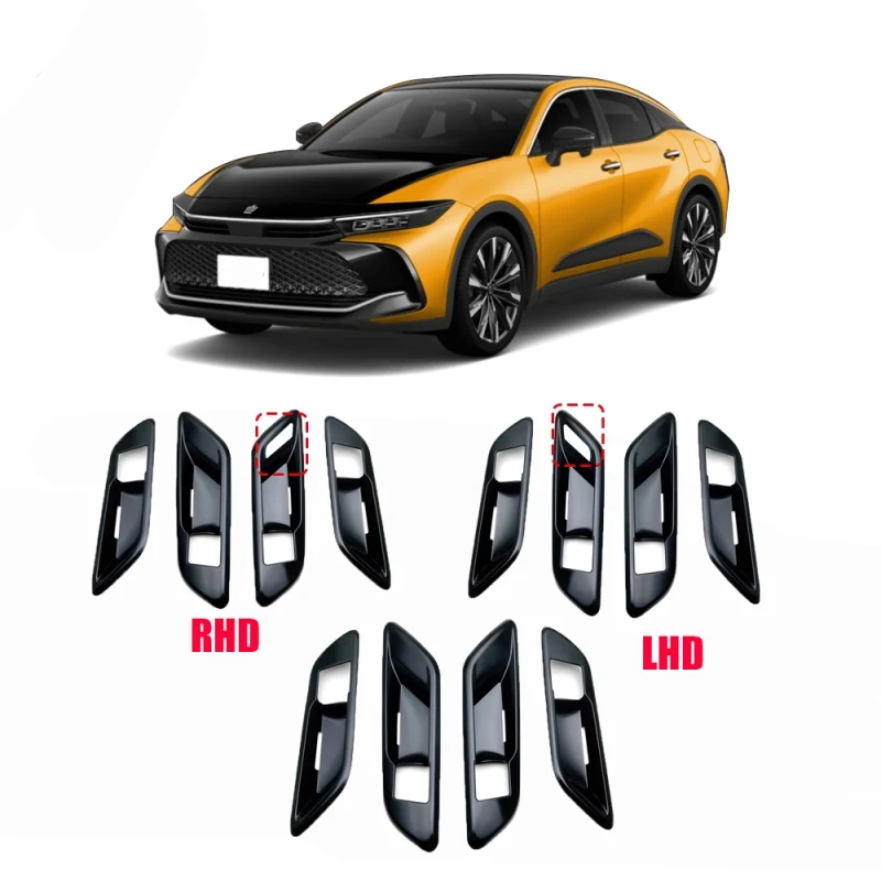 

Внутренняя дверная панель для Toyota CROWN cosbo TZSH35/AZSH35 2022-2024, защитная крышка для внутренней двери ручки, молдинги для автомобиля