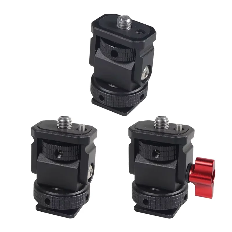 Field Monitor Holder Swivel and Tilt Adjustable Monitor Mount Cold Shoe Mount 1/4 Screw ARRI Locating Pin for DSLR Camera camera screw mount camera mount adapter