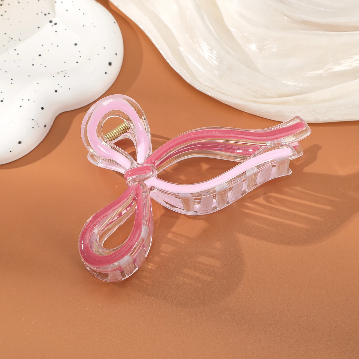 Jelly Color Shark Clip, High-End Versatile Hair Claw, Hair Clip For Thick Hair, Back Of The Head Acrylic Large Hair Clip Crab