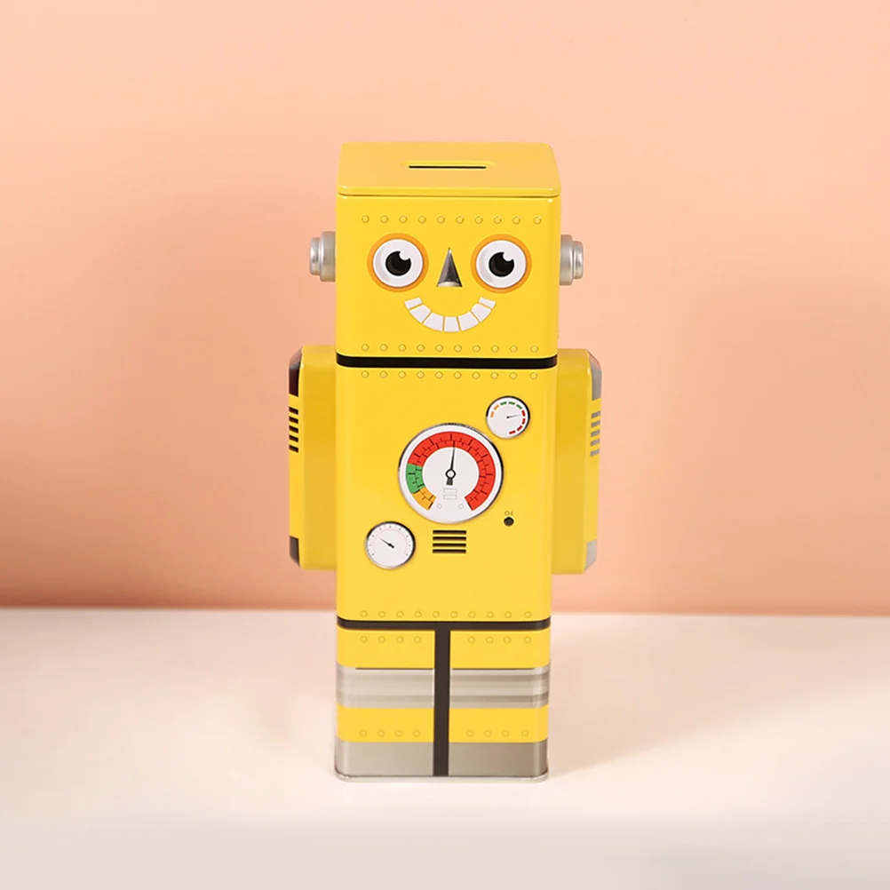 Digital Piggy Bank for Kids Robot Electronic Boys Sky-blue Iron Child Toys Girls 4