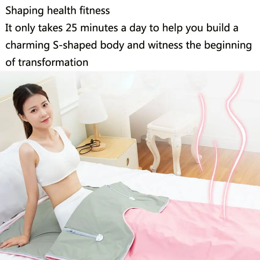 Intelligent Far-infrared Sweat steaming blanket sea buckthorn discharging acid,dampness,and cold sweat steaming bag 1.8*0.8M 4