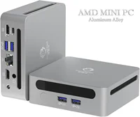 GenMachine AMD Mini PC Aluminum alloy Ryzen3 5300U Ryzen5 5500U Ryzen7 5825U Windows 11 NUC Wifi6 HDMI pc gamer computer 1