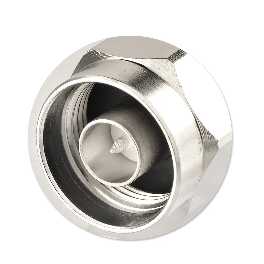 RF Coaxial Connector for Corrugated Copper Cable