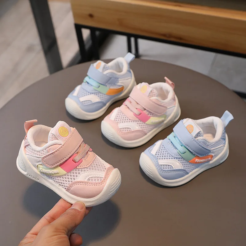 Baby Sneakers Spring Summer Infant Shoes Soft Patchwork Color Toddler Shoes Newborn First Walkers Unisex Baby Boy Girl Shoes 2