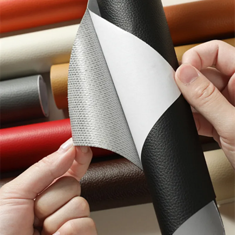 Leather Repair Sticker Leather Patch Leather Repair Material Self Adhesive Leather Sticker Big Size Self Adhesive Leather Car Sofa Repair Sticker Furniture Table Chair Patch Seat Bag Shoe Bed Fix Mend PU Artificial Skin