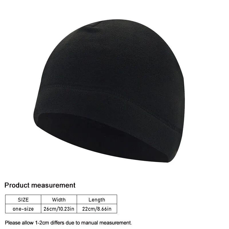 Männer Polar Fleece Mütze Winter warm Outdoor Sport Skifahren Radsport Hut wind dichte weiche Mütze Mütze Frauen Ski Fahrrad Hut – Detail 1