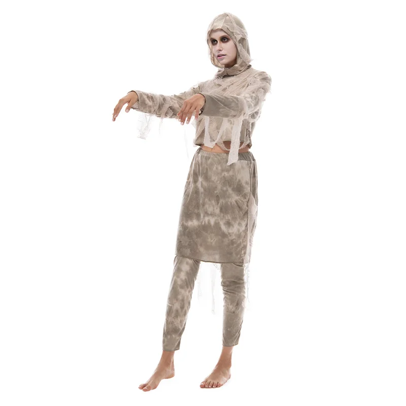 Cosplay Costume Family Halloween Horror Mummy Wrap Adult Scary Egyptian Carnival Easter Purim Fancy