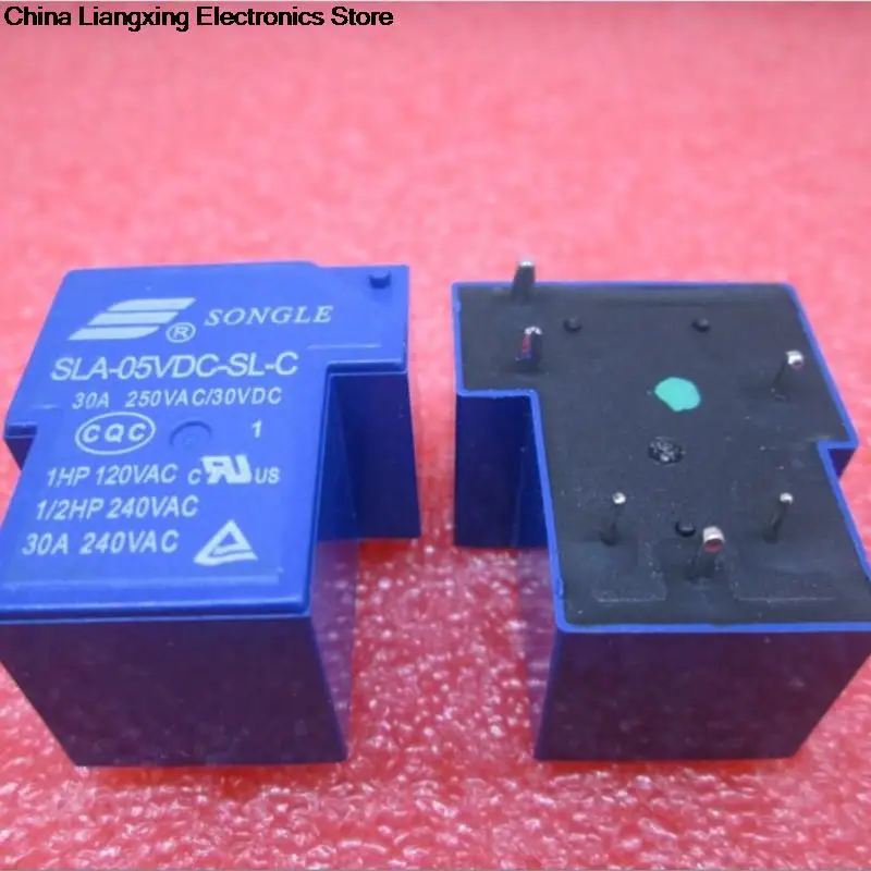 

10PCS NEW relay SLA-05VDC-SL-C SLA-12VDC-SL-C SLA-24VDV-SL-C 30A 250VAC 6PIN