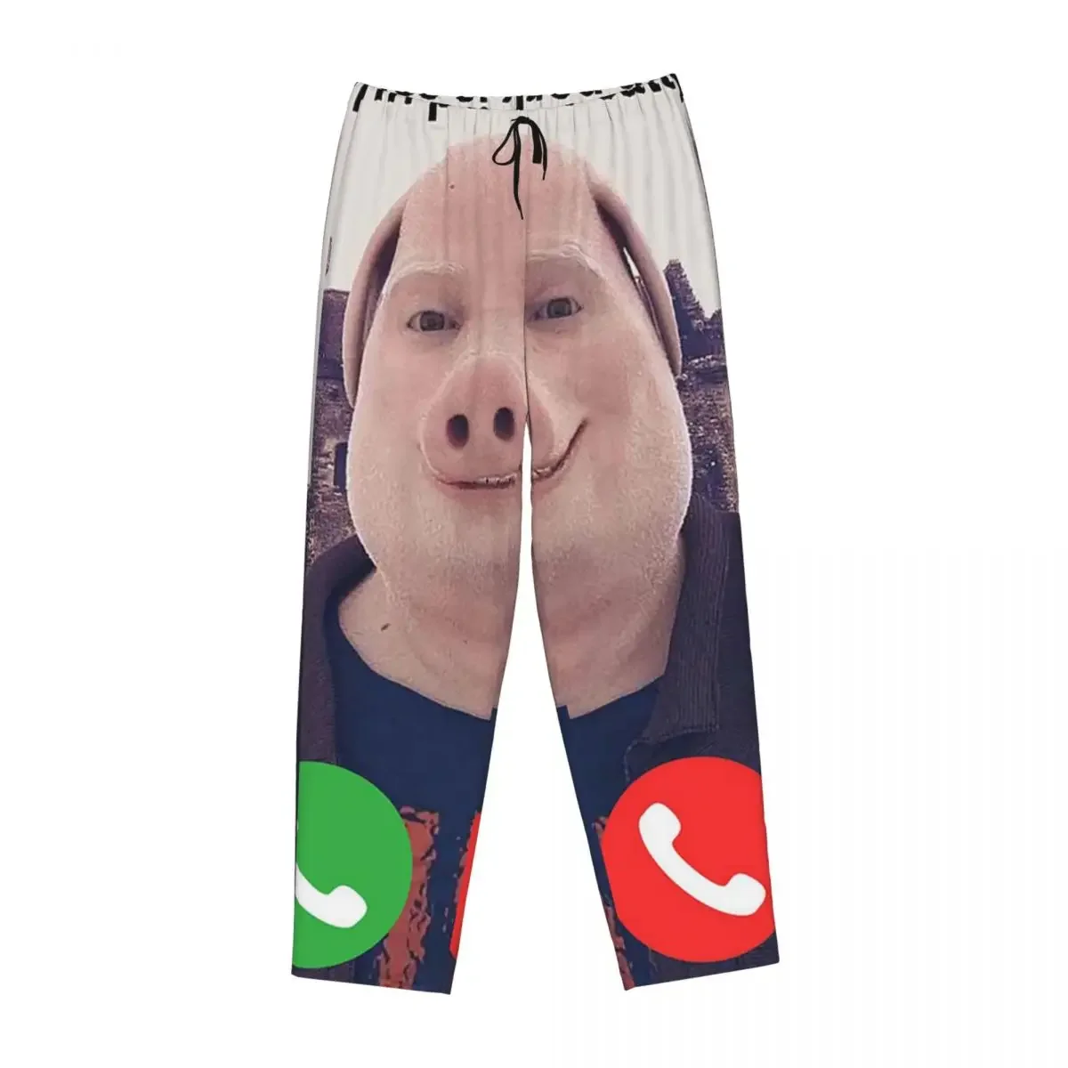 Custom John Pork Women Pajama Pants Lounge Sleep Sleepwear Bottoms With Pockets_ecoleips.com