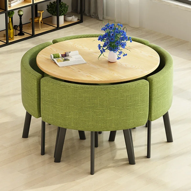 

Dining Table Set Chairs Tables Lunch Modern Reception Negotiation Coffee Tables Chairs Mesa De ComedorLiving Room Furniture HY