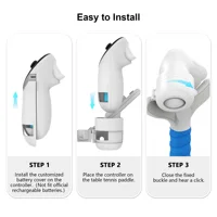 1PCS AMVR Table Tennis Paddle Grip for Meta Quest 3 Controllers Handle Paddle Elevate VR Games Experience for Meta Quest 3 - Image 6