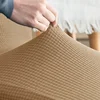 6pcs Waterproof Elasticity Chair Cover for Office Wholesale Jacquard Spandex Stretch Chair Cover Seater Case Kitchen Dining Room 4