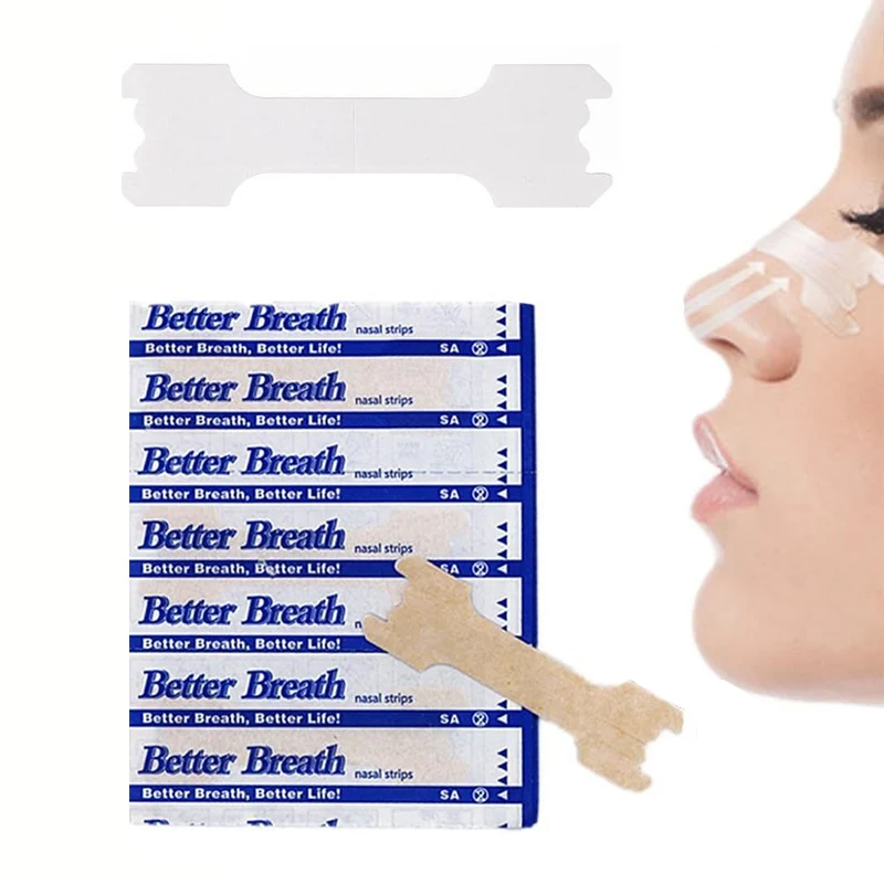 Nasal strips better breath patch anti snore for adults good sleep disposable protective equipment 10pcs 30pcs 60pcs