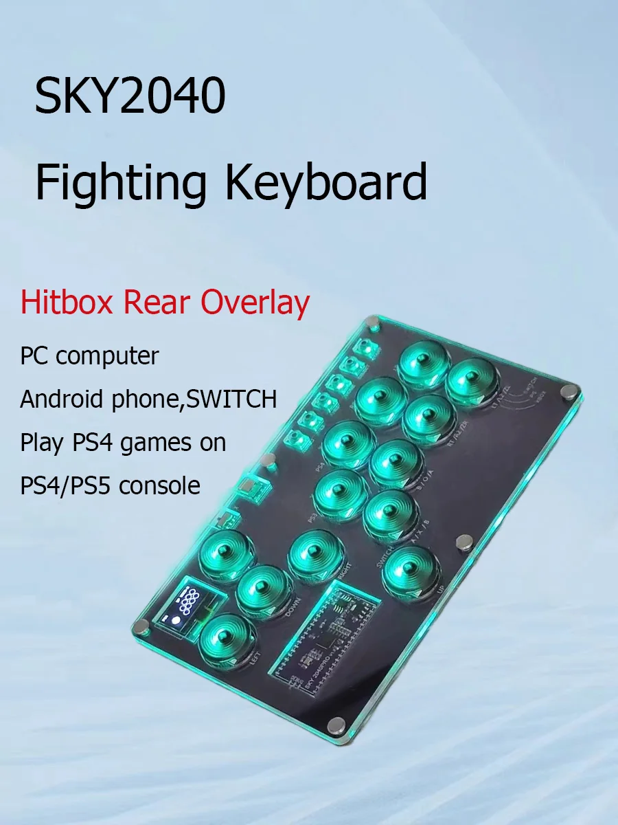 Punk, PS4 Joystick Axis SKY2040, Teclado de luta