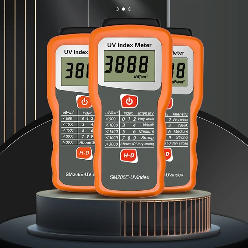 Digtial UV Index Tester Ultraviolet Radiation Index Meter UVA+UVB In Sunlight Sunscreen Solar Film Blocking Performance Detector 2
