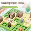 Children Dog Catching Game Educational Toy Intellectual Puzzle Toys Board Games Logical Thinking Toys Kids Shape Matching Gifts 2