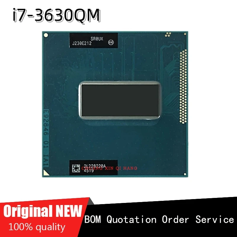 

Для смартфонов i7 3630QM SR0UX, процессор 6M 45 Вт, ЦП/rPGA988B, разъем G2, 2,4 ГГц, четырехъядерный, восемь потоков, 100% исправно работающий