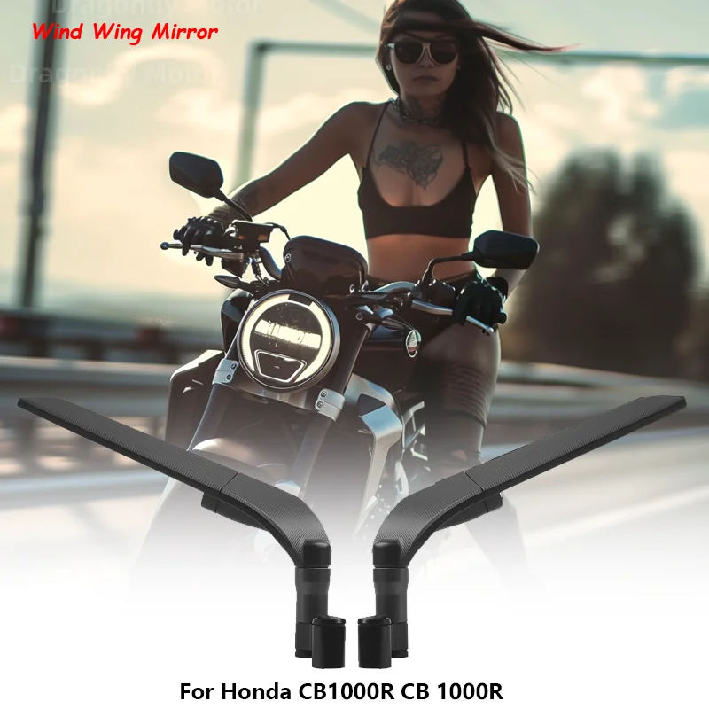 

For Honda CB1000R CB 1000R Motorcycle Fixed Wind Wing Modified Blade Competitive Rearview Reversing Mirror
