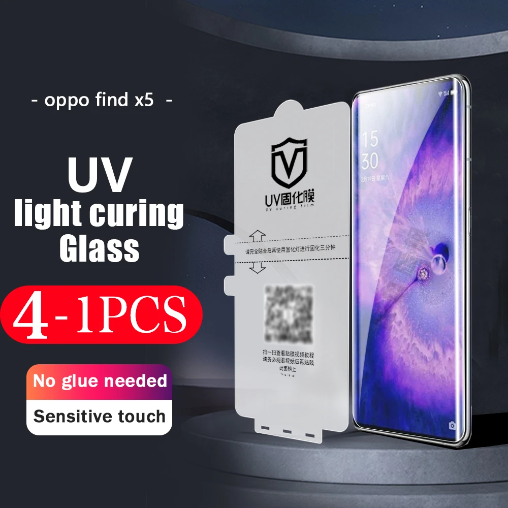 4-1 Pz 9D Cover Per Honor Magic 5 4 Ultimate Uv Light Curing Film Magic 3 Pro Plus X40 V40 Lite Non Glass Phone Screen Protector