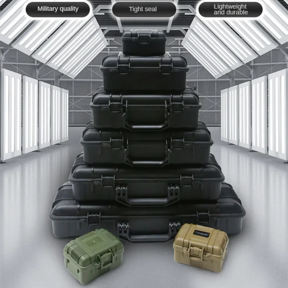 Waterproof Hard Carry Tool Case Organizer Storage Box tool storage box storage organizer box Camera Photography Sights Safety Protector Instrument Tool Box with Sponge