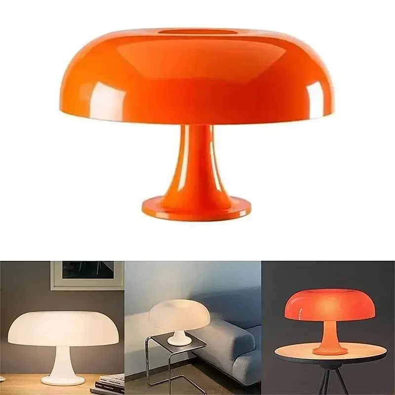 

New Led Mushroom Table Lamp 3-color Dimming for Hotel Bedroom Bedside Living Room Decoration Lighting Modern Minimalist Creative