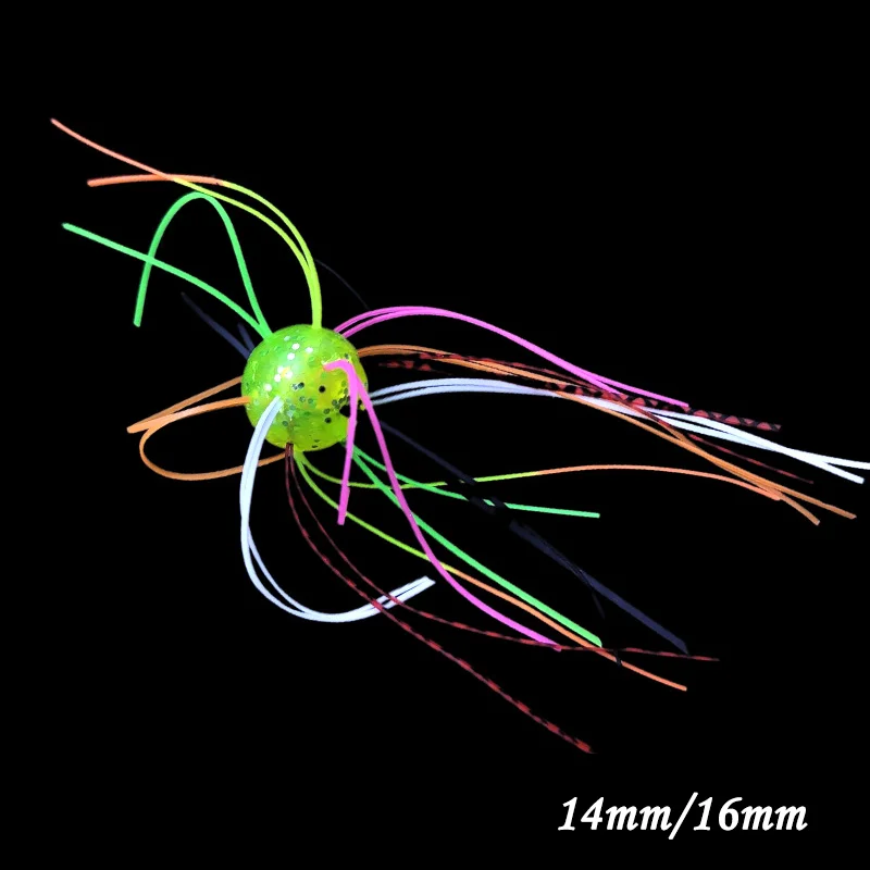 

Fishing Bait 30pcs Ball Beard Baits Rubber Soft Bait Lure Bait Stream Perch Flipped Circular Luya Self Floating ascesorios pesca