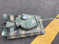 3818 Remote Control Heavy Tank RC Battle War Military Vehicle Metal Gear Box Simulation Smoke Emission Sound Effect Collection 2