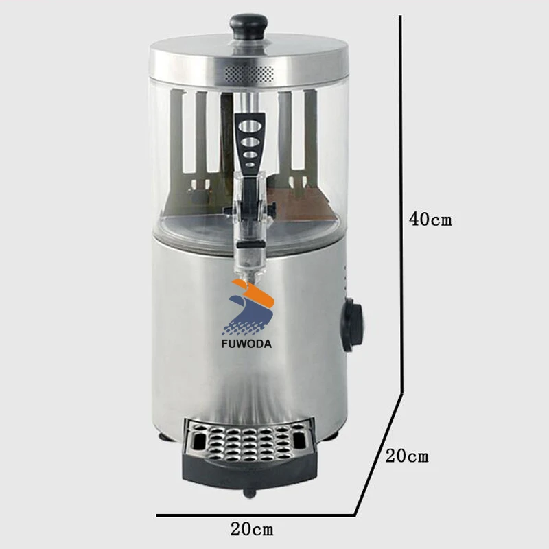 3L Hot Chocolate Machine Chocolate Dispenser Rotary Blender Mixer Warmer  for Chocolate Milk Coffee Cocoa Melting Maker
