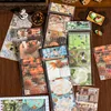 40pcs/lot Happy Notes Series Memo Pad Y2K Retro Decoration Scrapbooking Collage Material Message Note Paper School Stationery 2