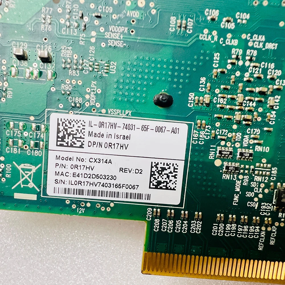For Mellanox Dual Port 40G Ethernet Card ConnectX-3 DELL 0R17HV CX314A-BCCT 5 For Mellanox Dual Port 40G Ethernet Card ConnectX-3 DELL 0R17HV CX314A-BCCT - Image 3