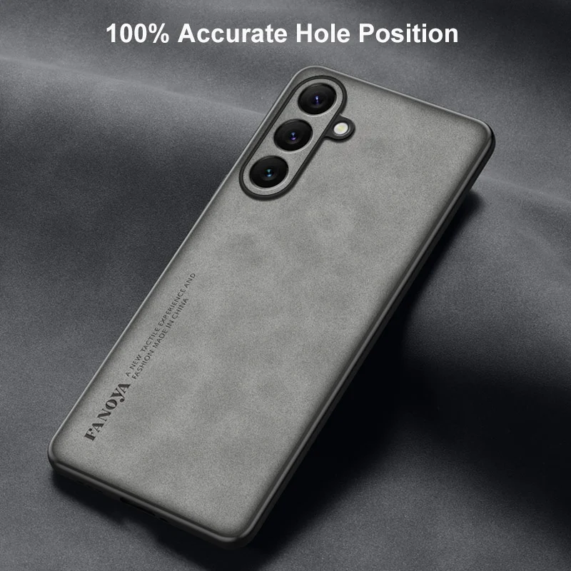 Luxury PU Leather Phone Case with Silicone Full Protection and Back Cover