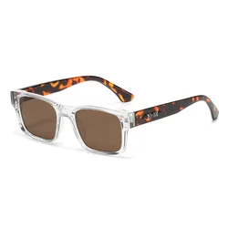 Elegant Light Luxury Square Sunglasses - Minimalist Unisex UV400 Protection (Transparent)