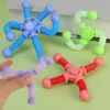 1pcs Fidget Spinner Toys Kids Pop Tube Sensory Toys Suction Cup Games Plastic Transformable Stress Relief Children Adult Gifts 3