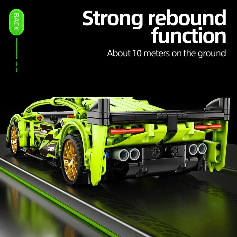 Building Blocks Car Early Learning Development Benefits Intelligence Assembled Toys Children's Birthday Gift 504pcs