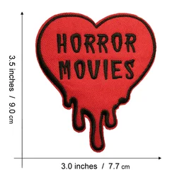 Biohazard Symbol Horror Movie Embroidery Patch - Psycho Clown Halloween Clothing Accessory (Horror Movies)
