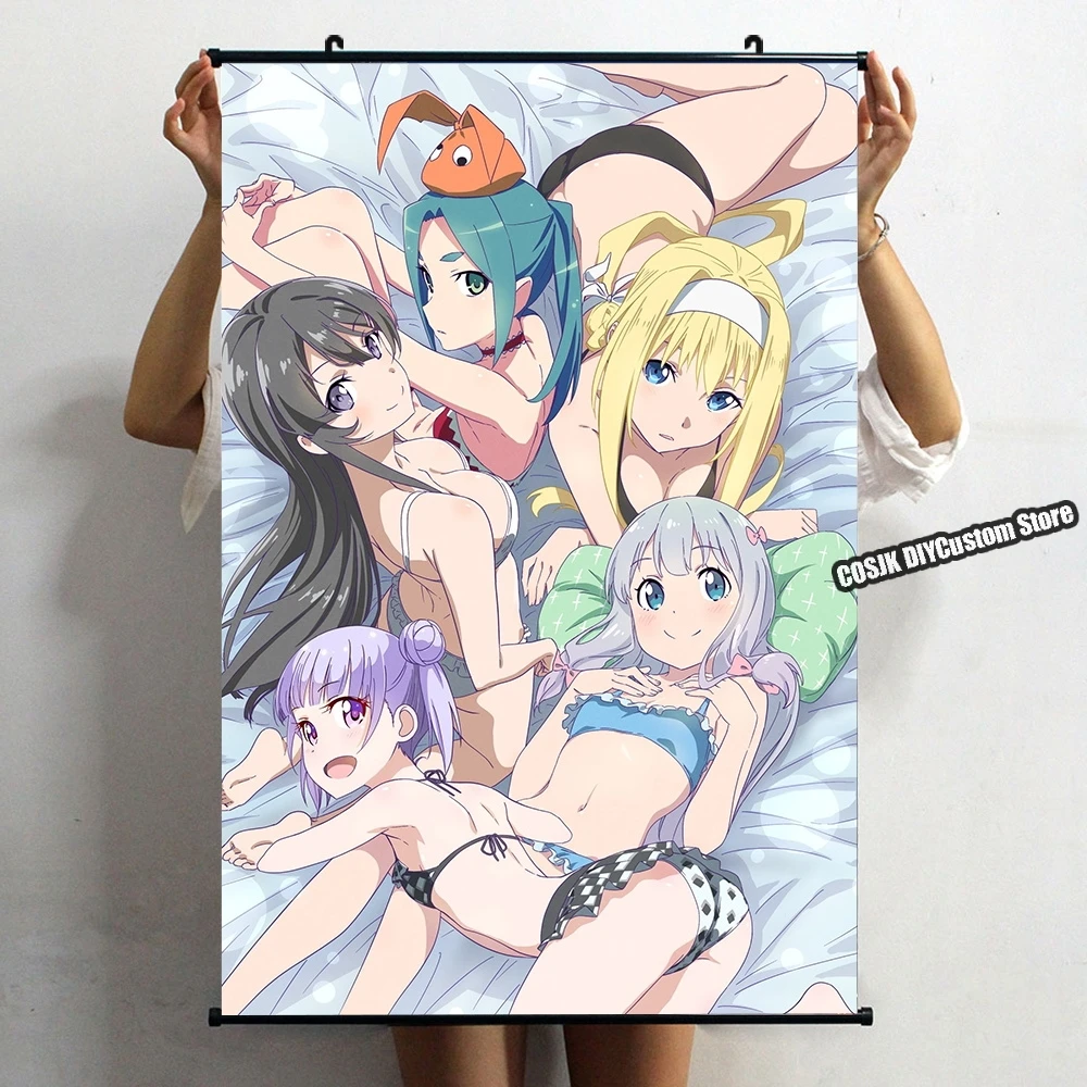 ROUNDMEUP Rascal Does Not Dream of Bunny Girl Senpai (Seishun Buta Yarou wa  Bunny Girl Senpai no Yume wo Minai) Anime Fabric Wall Scroll Poster (16x23)  Inches [A] Rascal Does Not Dream-7 